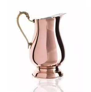Carafe en cuivre vintage, conçue pour une décoration rustique, idéale pour un style de vie sain favorisant l'enrichissement naturel des eaux minérales. - Product Image 1