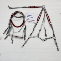 Bridon et rênes d'endurance anglais pour chevaux, en PVC Biothene rembourré, haute qualité, durables, couleurs et logo personnalisables, fabrication équestre