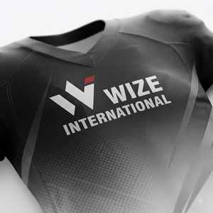Maillot de football américain sublimé Wize International unisexe à manches courtes, col en V, anti-humidité, coupe classique, nom d'équipe personnalisé - Product Image 4