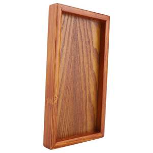 Handmade Wooden Rectangle Serving Tray Natural Mango Wood Decorative Tray for Kitchen Dining and Coffee Table - Product Image 1
