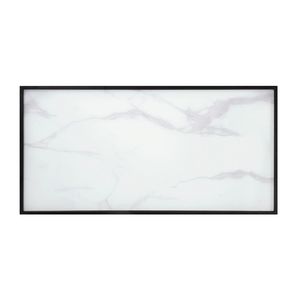 Occasionale 3 pezzi tavolino da caffè in vetro temperato e tavolini con struttura in metallo nero Set di mobili da soggiorno - Product Image 4