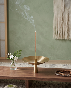 Porte-encens en laiton, brûleur d'encens conique en laiton, porte-encens pour studios de yoga, décoration de la maison - Product Image 1