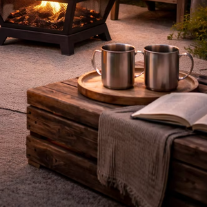 Gold Brass and Copper Plated Stainless Steel <b>Coffee</b> Mug with Handle Luxury Drink ware for Storage Use - Product Image 1