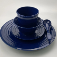 [Vente directe d'usine] Résine PGT fabriquée à Taïwan, résistante. Vaisselle durable et élégante - Bol - Bleu nuit foncé