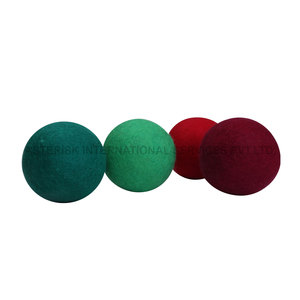 Boules de séchage en laine pour Machine à laver le linge 6 Pack Organic Pure New Zealand 100% Feutre Laine Boules colorées en gros Nepal Made - Product Image 3