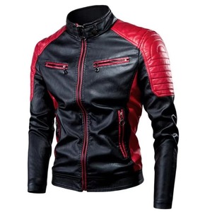 European Size Short <b>Leather</b> <b>Jacket</b> Slim Fit Thin <b>Leather</b> <b>Jacket</b> Motorcycle Wear Casual Large Size - Product Image 4