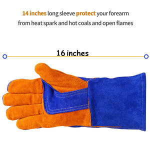 Guantes de Seguridad con Pantalla Táctil, Guantes de Trabajo de Cuero, Todas las Tallas, Guantes de Seguridad Hechos a Medida - Product Image 6