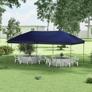 10FT X 19FT Easy up Steel Frame Pop up <b>Tent</b> 3-Level Adjustable Event Party <b>Canopy</b> with Carrying Bag - Product Image 2