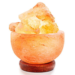 Lámpara de Sal del Himalaya de Alta Calidad 2026, Lámpara de Noche de Sal de Roca, Piezas en Forma de Bola Hechas a Mano, Impermeables, Blancas y Rosas, Personalizadas - Product Image 3