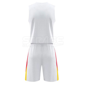 Modern Team Basketball Uniform Pakistan Manufacturer Polyester Breathable Lightweight with Smooth Finish - Product Image 2