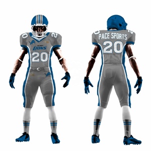 Últimas camisetas de fútbol de manga corta de estilo americano, conjunto de uniforme de sublimación de talla grande transpirable, diseño impreso cosido de verano - Product Image 1
