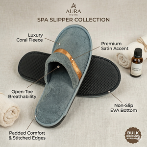 Zapatilla de Hotel de lino natural, <span class=keywords><strong>calzado</strong></span> higiénico antibacteriano para invitados, Spa Resort, comodidades de baño, retiro de bienestar, <span class=keywords><strong>sanitario</strong></span> limpio - Product Image 6