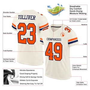 Camiseta de equipo de fútbol personalizable para hombre, poliéster transpirable y de secado rápido, nuevo diseño con logotipo propio, conjunto de ropa de fútbol - Product Image 4