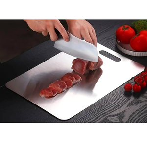Tablas de Cortar de Acero Inoxidable para Cocina Moderna, Hogar y Hotel, 1.5 cm de Grosor, Antibacterianas, Aptas para Lavavajillas - Product Image 4