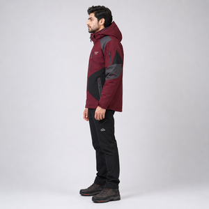 Veste imperméable coupe-vent pour homme, légère et respirante, idéale pour la randonnée en montagne et les activités de plein air. - Product Image 6