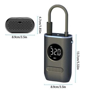 Gonfleur de pneus portable mini double usage 150 psi 12 V avec écran LCD numérique et batterie externe certifié ROHS pour la recharge de voitures électriques, voitures et vélos - Product Image 6