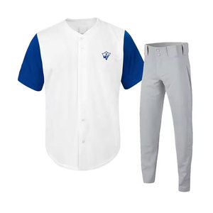 Custom Men Baseball Uniform With Breathable Jersey Pants Durable Lightweight Sports Wear Perfect For Team And Youth Players - Product Image 1