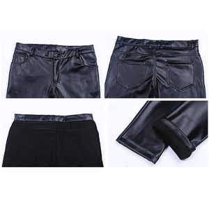 Pantalons en cuir pour hommes personnalisés, style moto, pantalons en cuir de qualité supérieure, production en gros OEM ODM - Product Image 6