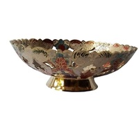 Mangkuk Sajian Multifungsi Berlapis Enamel dari Baja Tahan Karat untuk Restoran, Dekorasi, dan Penyajian, Pemasok dari India