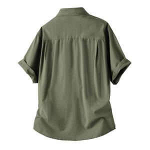 Chemise d'été en polyester pour homme, manches courtes, style hawaïen, décontractée, personnalisable - Product Image 3