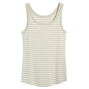 Customized Logo <b>Light</b> Weight Best Striped Design Sleeveless Women's Tank Tops <b>Cheap</b> Price 100% Cotton Breathable Women Tank Tops - Product Image 5
