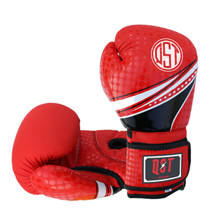 High Quality Boxing Training Gloves Custom PU Leather Gloves Adjustable Wrist <b>Strap</b> Hook Loop Closure Punching Boxing Gloves - Product Image 3