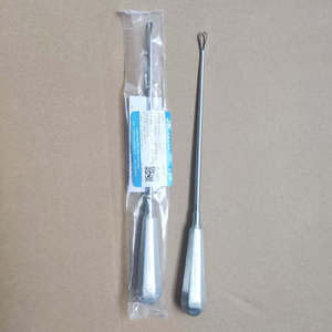Ensemble d'instruments de curette utérine manuelle Recamier en acier inoxydable chirurgical certifié CE Classe I par Dentavex - Product Image 2