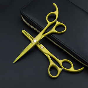 Ciseaux de coiffure professionnels de qualité supérieure en acier inoxydable de 6,5 pouces avec manche en céramique, outil de beauté de qualité supérieure, ciseaux pour couper les cheveux et la barbe - Product Image 6