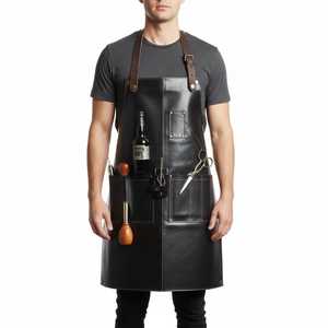 Delantal de Cuero Resistente para Trabajo Industrial, Soldadura, Taller, Suministro al por Mayor, Delantal de Cuero de Alta Gama LPN-0249 - Product Image 1