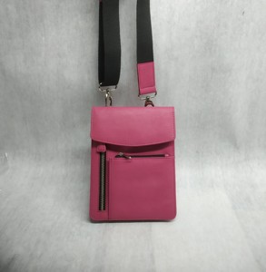 Pop Summer Pastel Color Mobile Holder Sling Crossbody Satchel Cowhide Leather <b>Bags</b> Girls <b>Gifting</b> Bulk Wholesaler Direct Factory - Product Image 4