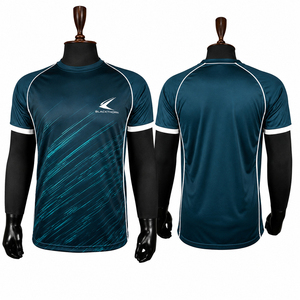 Camiseta Deportiva Personalizada al por Mayor con Cuello Redondo y Sublimación Completa, Manga Corta, Nombres y Números de Jugadores, 160 GSM, 100% Poliéster, Tejido Elástico en Cuatro Direcciones - Product Image 5