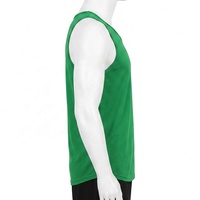Jersey Ligero Reversible Transpirable de Talla Grande Sin Mangas Antibacterial Anti-UV de Secado Rápido Personalizable con Nombre de Equipo de Doble Cara