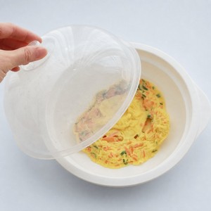 ภาชนะไมโครเวฟปลอดสาร BPA ผลิตในเกาหลี พร้อมถาดกรองสำหรับมันเทศและเกี๊ยว - Product Image 1