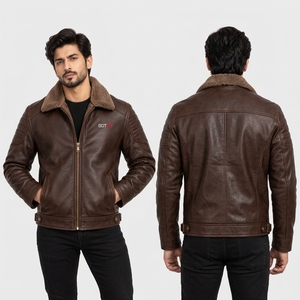 Chaqueta de Cuero para Hombre, Transpirable, Sostenible, Tallas Grandes, con Logotipo Personalizado, Nueva Colección 2026, Precio Económico - Product Image 6