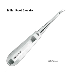 Élévateur dentaire manuel ergonomique droit en acier inoxydable certifié CE par Roboz Tech Pakistan - Product Image 1