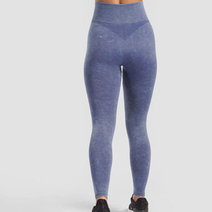 Hot Selling Women's High Waist Solid Sport Wear Training Yoga Pants Gym Seamless Breathable Quick Dry Running Tight <b>Leggings</b> - Product Image 3
