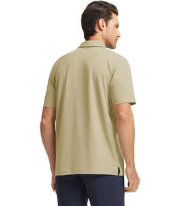 เสื้อแขนสั้นปี 2025/2026 ดีไซน์แถบลายตัดกันที่อกแบบทันสมัย ผ้าแคนวาสผสมสแปนเด็กซ์/คอตตอน น้ำหนักเบา คุณภาพพรีเมียม สีพื้น - Product Image 2