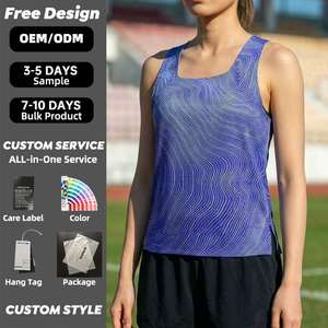 Débardeur de course personnalisé pour femme, léger, respirant, sans manches, pour marathon et entraînement - Product Image 4