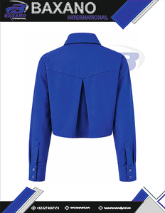 Blusa Formal de Oficina para Mujer, Estilo Moderno, Marca Zeta Phi Beta, Camisa de Trabajo Profesional con Botones, Informal para Oficina, Manga Corta - Product Image 5