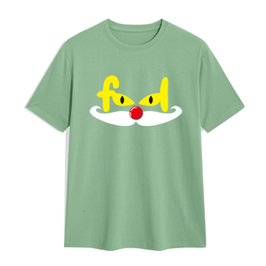 Camisetas de Cuello Redondo para Hombre, Corte Regular, 100% Algodón Grueso (220g), Impresión de Logotipo Personalizado en la Parte Delantera, Antiarrugas, Secado Rápido, Transpirables - Product Image 2