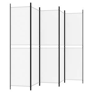 Divisorio in tessuto bianco a 5 pannelli 98.4 schermo e divisorio "x 78.7" - Product Image 5