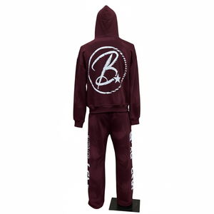 Ensemble de survêtements personnalisés avec logo imprimé sur mesure pour hommes et femmes, disponible en plusieurs couleurs - Product Image 2