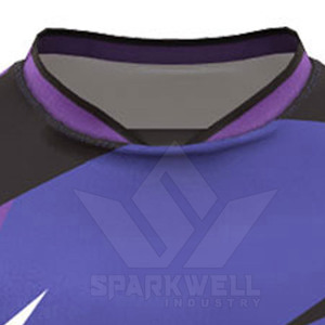 Uniforme de Rugby Morado y Negro para Hombre, Sublimado, Transpirable, Conjunto Deportivo de Poliéster, Ropa Deportiva para Equipos Adultos - Product Image 4