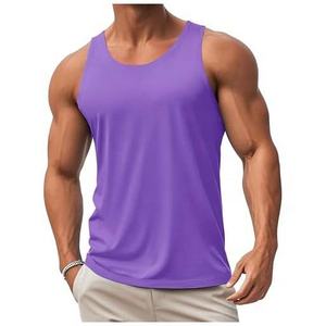 Wholesale High Quality Fitness Gym Wear Casual Blank Quick Dry Breathable Sports Wear Tank Tops for Men's Clothing Plus Size - Product Image 3