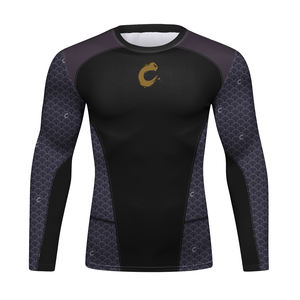 ชุดฝึกซ้อม MMA สำหรับผู้ชายแบบขายส่ง เสื้อรัดกล้ามเนื้อและกางเกงขาสั้นสำหรับฟิตเนส ยิวยิตสู การต่อสู้ และชุดต่อสู้ - Product Image 6