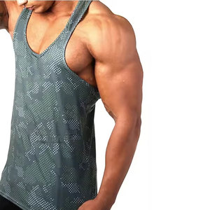 <b>Men</b>’s <b>Stringer</b> Tank Top | Fitness Gym <b>Vest</b> | Lightweight Breathable Summer Wear | Bulk Manufacturer - Product Image 3