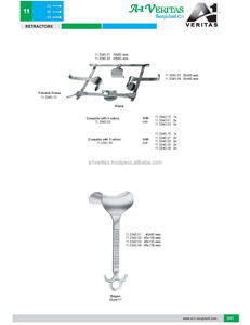 Juego de Retractores Abdominales Franz A-1 VERITAS de Alta Calidad, Acero Inoxidable, Autoestables, Manuales, Reutilizables, Instrumentos Quirúrgicos ISO - Product Image 6