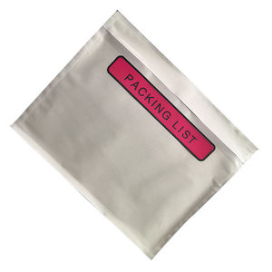 Sobre Transparente Impermeable Autoadhesivo para Lista de Empaque, Factura a Granel |   Bolsa Protectora para Envíos Seguros por Mensajería y Comercio Electrónico - Product Image 1