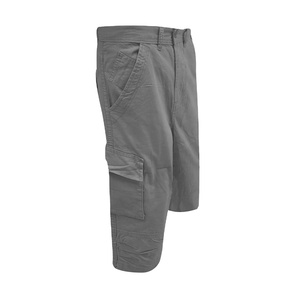 Pantalon de survêtement cargo en toile de coton foncé de qualité supérieure, design personnalisé avec logo, service OEM, vente en gros à prix abordable - Product Image 2