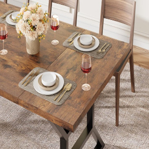 Wooden Top Vintage Design Rectanglur Dining <b>Tables</b> Top Royal <b>Iron</b> <b>iron</b> Base Dining <b>Table</b> 6 Seater Metal Dining <b>Table</b> - Product Image 3
